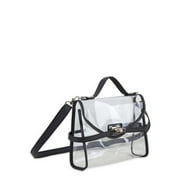 Eastsport Limited Womens Landon Crossbody Bag with Metal Turnlock, Black