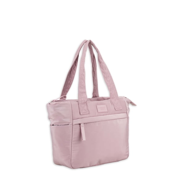 Eastsport Limited Mini Soft Puffy Tote, Purple
