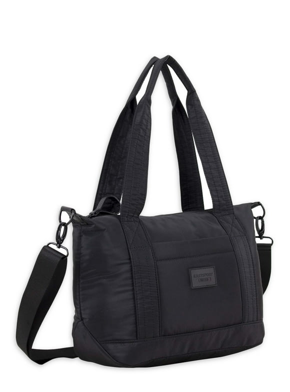 Eastsport Limited Mini Soft Puffy Weekender Bag, Black