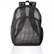 Eastsport Mesh Backpack With Adjustable Padded Shoulder Straps, Black