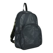 Eastsport Mesh Backpack With Adjustable Padded Shoulder Straps, Graphite/Camo