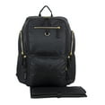 thumbnail interactive-video image 1 of Eastsport Lafayette St. Large Capacity Multi-Function Backpack Diaper Bag with Changing Pad, Black, 1 of 11