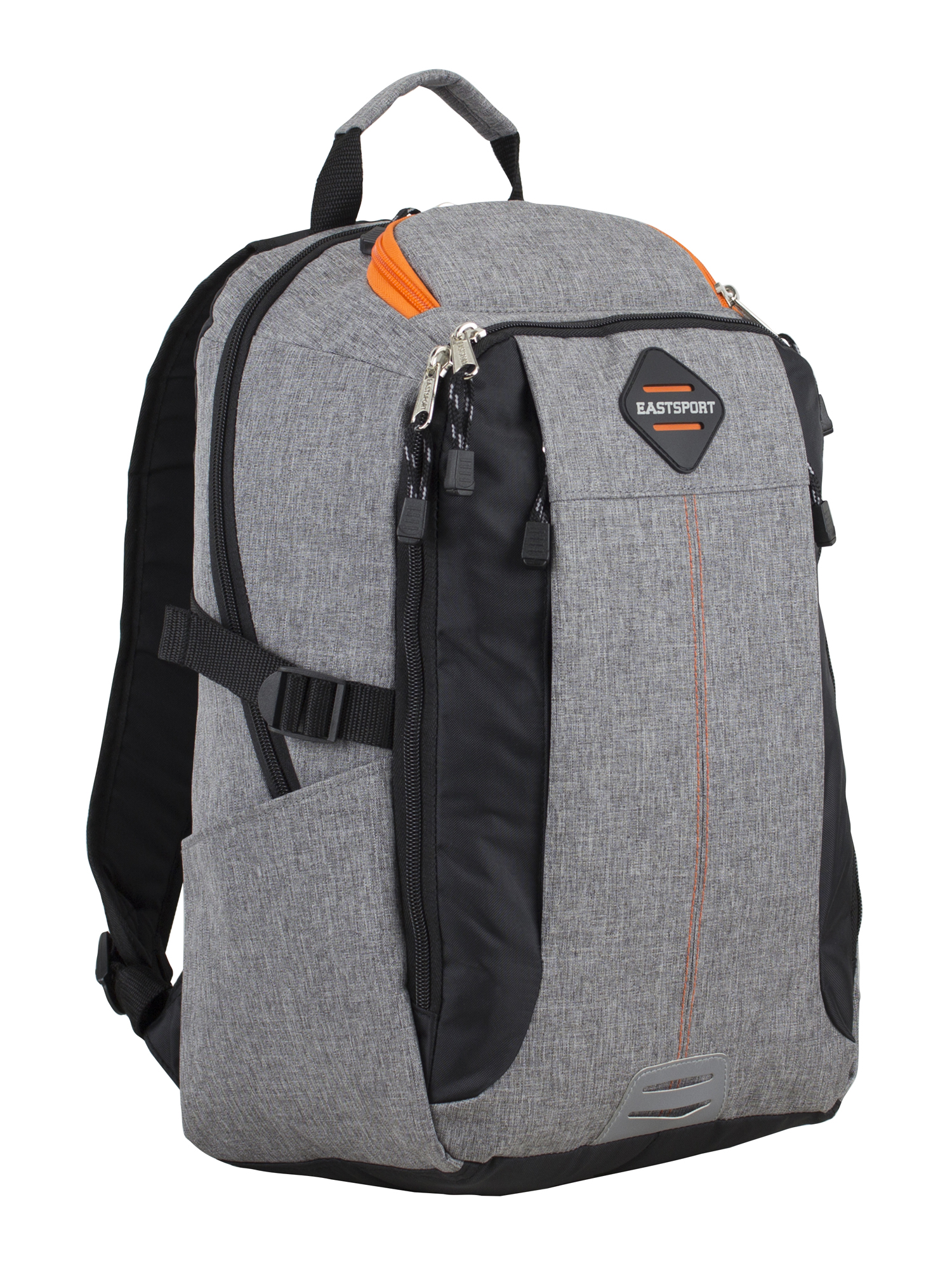 Eastsport Multi-Purpose Pro Defender Mid Grey Backpack with Adjustable Straps - image 1 of 6