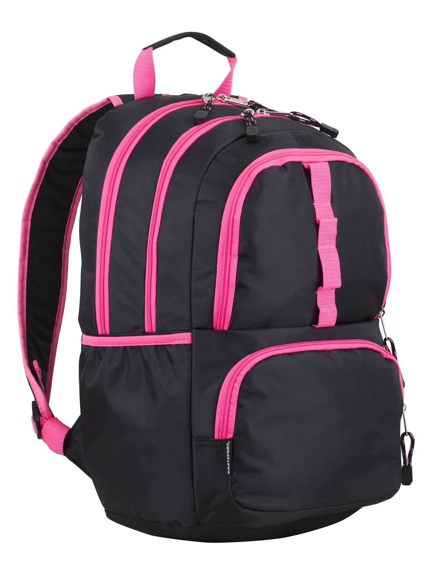 Eastsport MultiPurpose Retreat Backpack, Black/Hot Pink