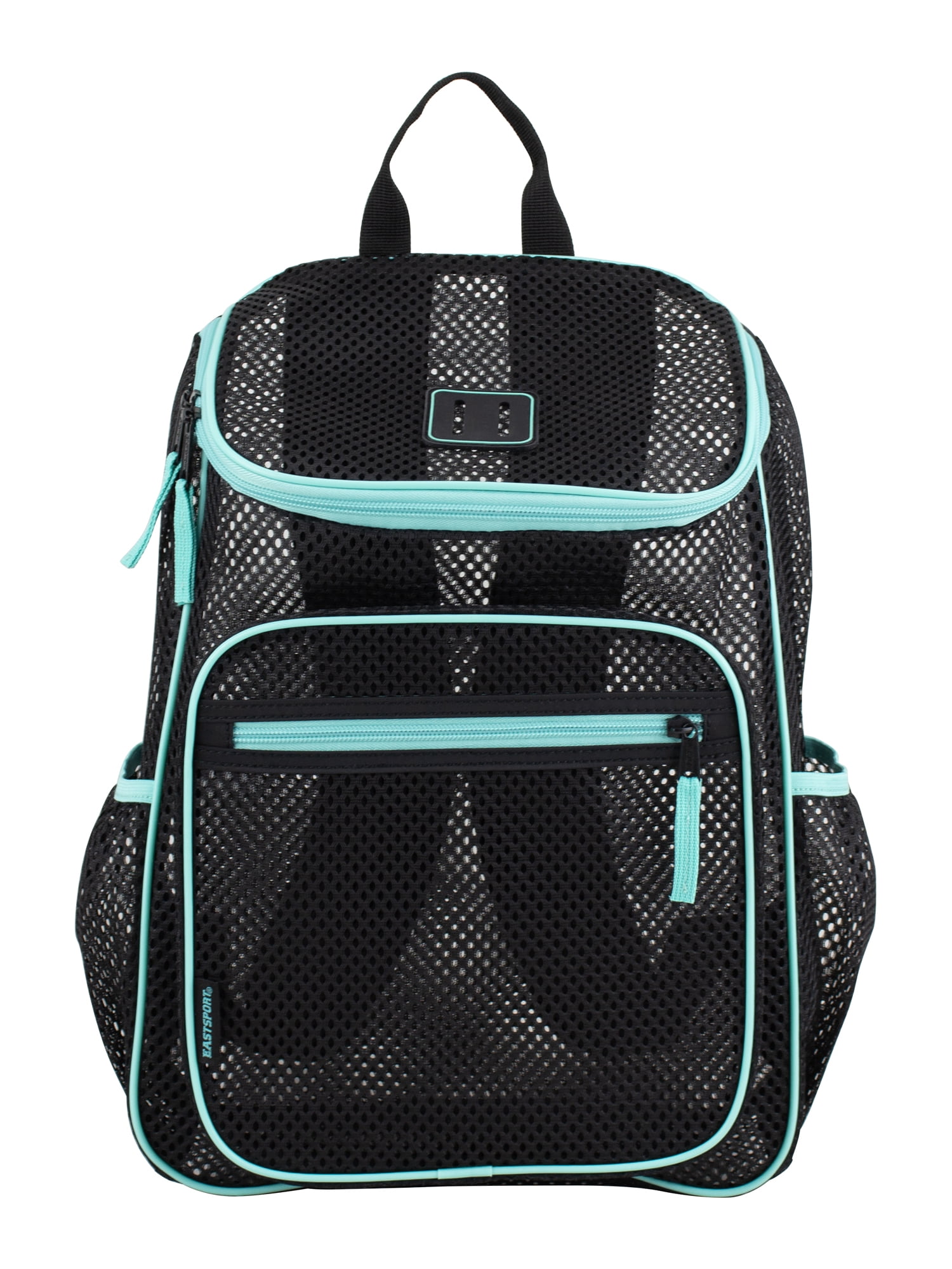 Eastsport Myth Pro Top Loader Mesh Backpack, Black/Pool Blue