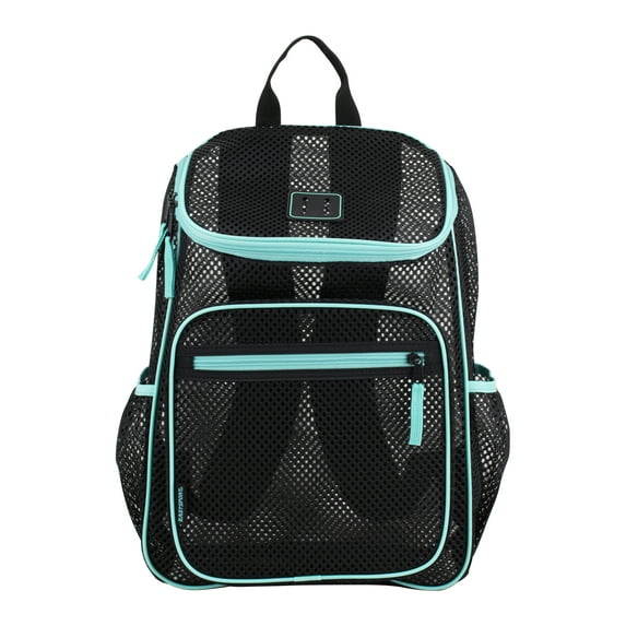 Eastsport Myth Pro Top Loader Mesh Backpack, Black/Pool Blue