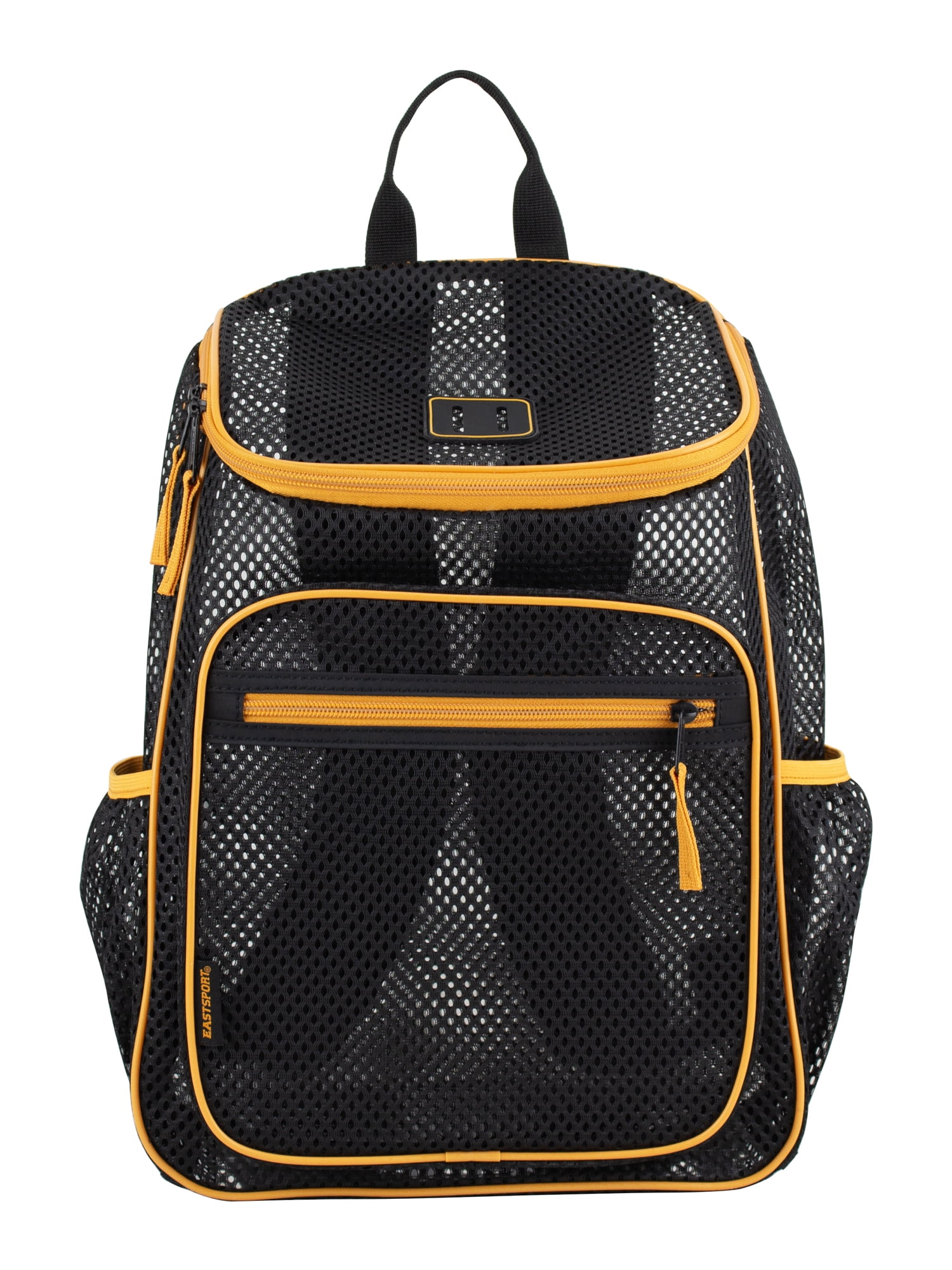 Eastsport Myth Pro Top Loader Mesh Backpack, Black/Sundial