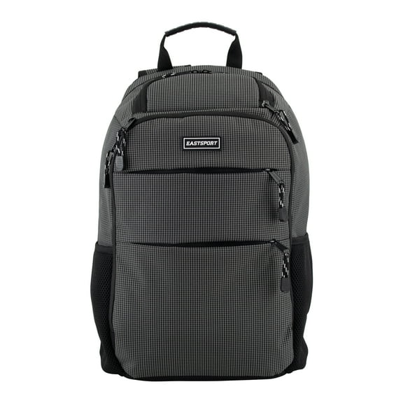 Eastsport Unisex 17" Platinum Lifestyle Dome Backpack, Black