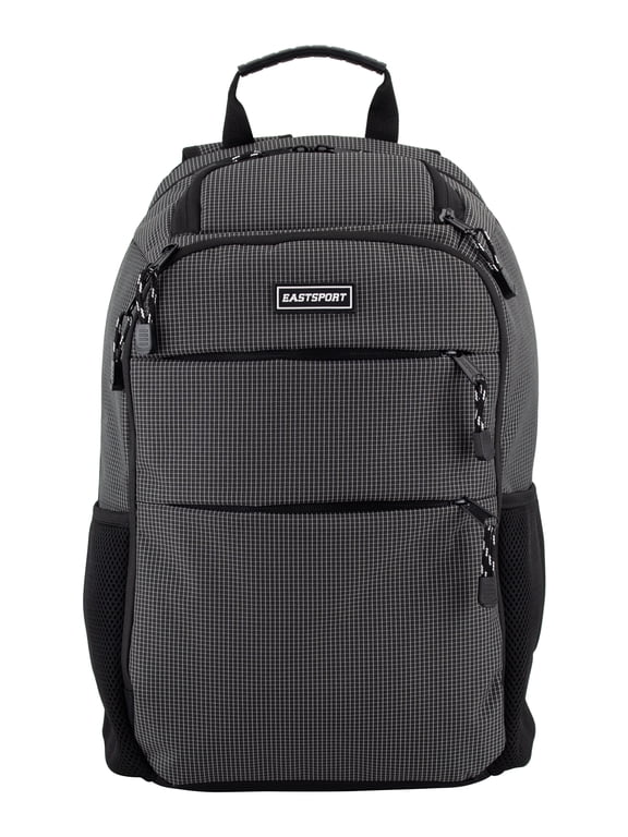 Unisex 17" Platinum Lifestyle Dome Backpack with Protective Sunglasses Pocket, Black