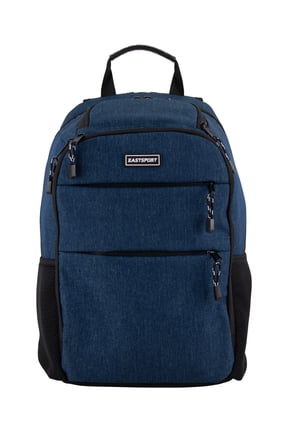 Unisex 17" Platinum Lifestyle Dome Backpack with Protective Sunglasses Pocket, Teal Heather Chambray