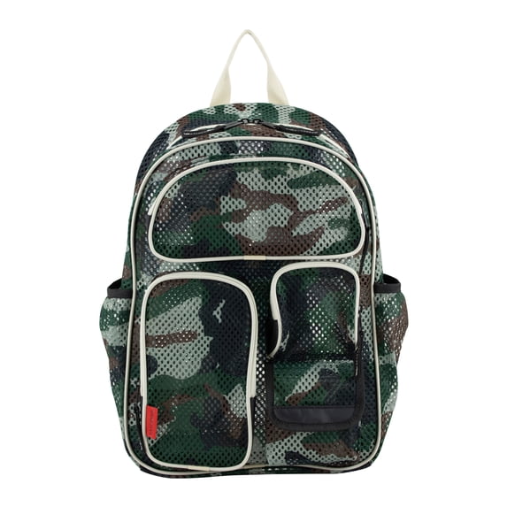 Eastsport Unisex 16" Pro Cargo Mesh Backpack, Army Camo
