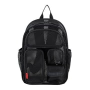Unisex 16" Pro Cargo Mesh Backpack, Black
