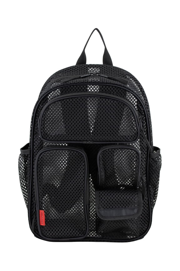 Unisex 16" Pro Cargo Mesh Backpack, Black