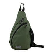 Eastsport Protection Unisex Ergo Sling Backpack, Army Green