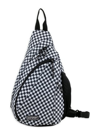 MK Gdledy Checkered Mens Sling Bags Chest Shoulder Backpack