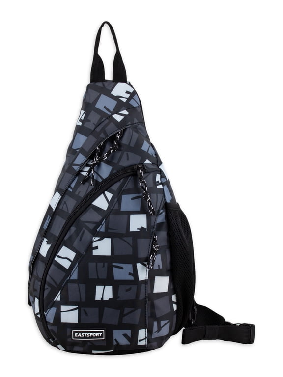 Protection Unisex Ergo Sling Backpack, Warped Blocks