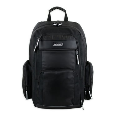 Eastsport Recycled Expandable Raptor Backpack, Black