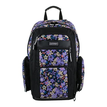 Eastsport Recycled Expandable Raptor Backpack, Deep Ditsy