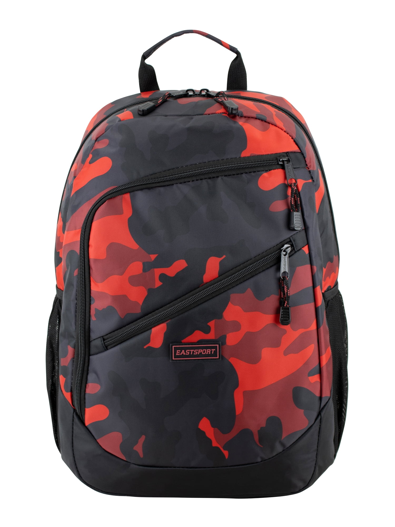 Eastsport Unisex 18.5" Rocket Sport Backpack, Fiery Red Camo