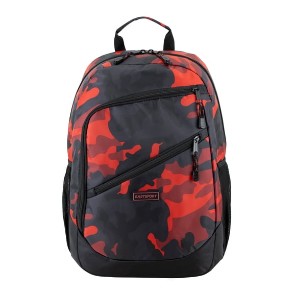 Eastsport Unisex 18.5" Rocket Sport Backpack, Fiery Red Camo