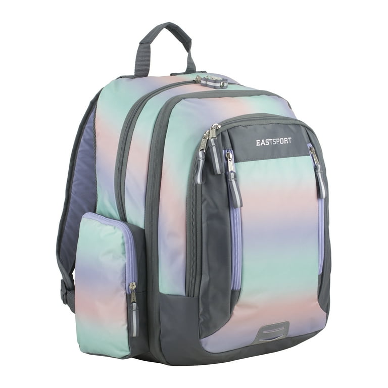 Eastsport Spacious XL Expansion Backpack Pastel Ombre Walmart
