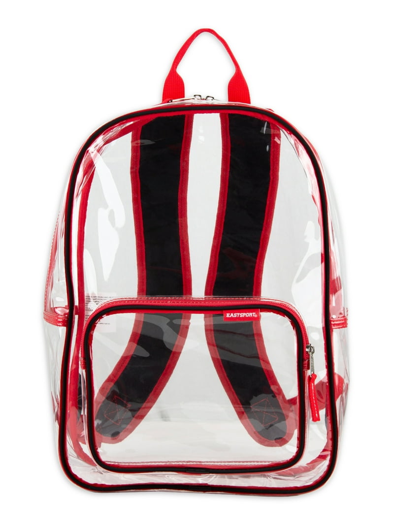 Eastsport Spark Clear Backpack, Red/Black - Walmart.com display picture 2