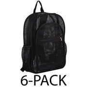 Eastsport Spark Mesh Backpack, Black 6-Pack