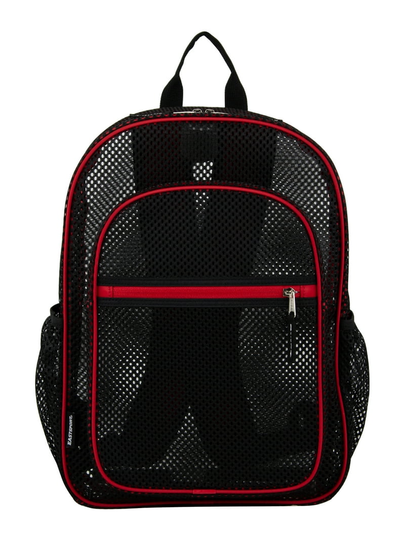SpeedQB バックパック レッド・ブラック迷彩　サバゲー　リュック　ポーチ Eastsport Spark Mesh Backpack, Black/Red - Walmart.com