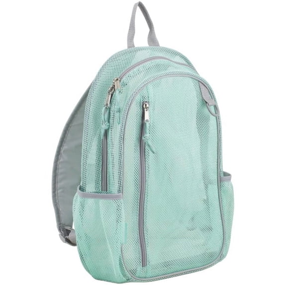 Eastsport Unisex Active Lifestyle Mesh Backpack, Mint