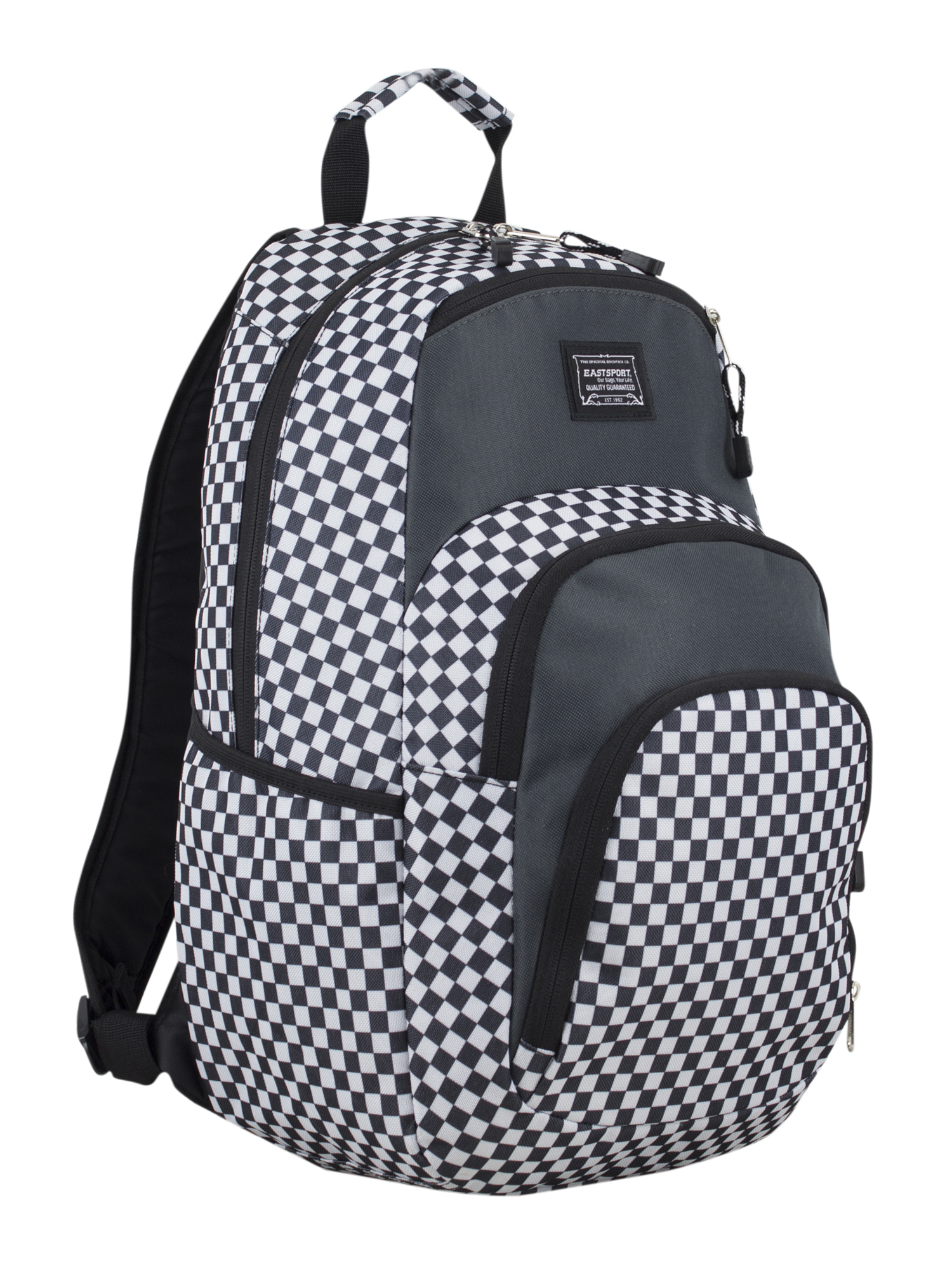 Eastsport Sport Tier Athleisure Checker Plaid Backpack with Adjustable Straps - image 1 of 7
