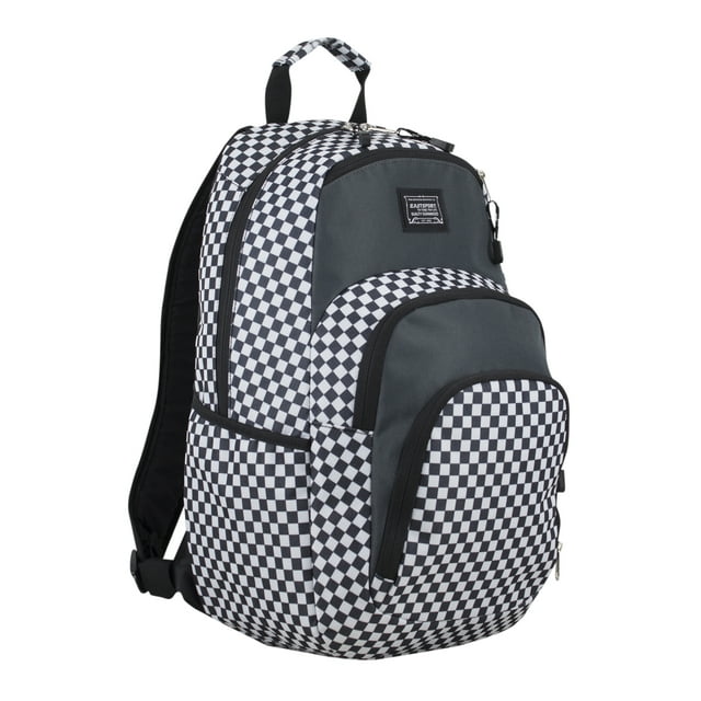 Eastsport Sport Tier Athleisure Checker Plaid Backpack with Adjustable Straps