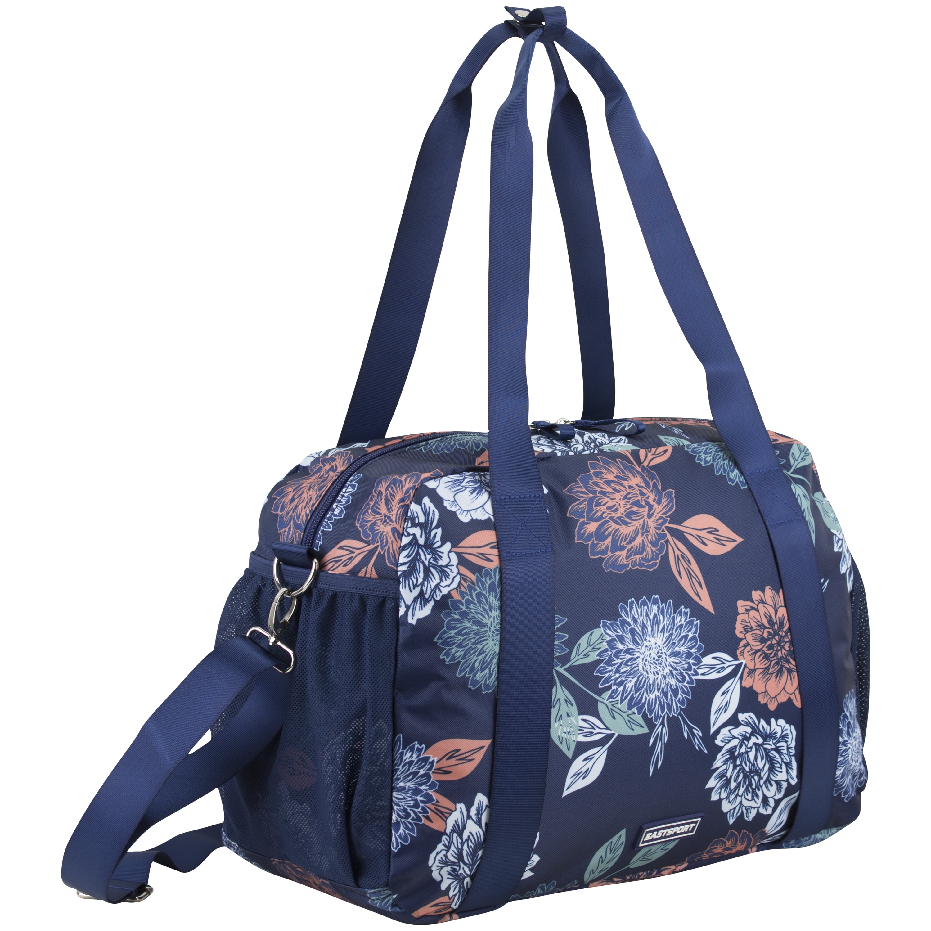 Eastsport Stylish Weekender Duffel, Blue Floral - Walmart.com