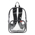 thumbnail image 1 of Eastsport Unisex 16" Success Clear Backpack, Black, 1 of 7