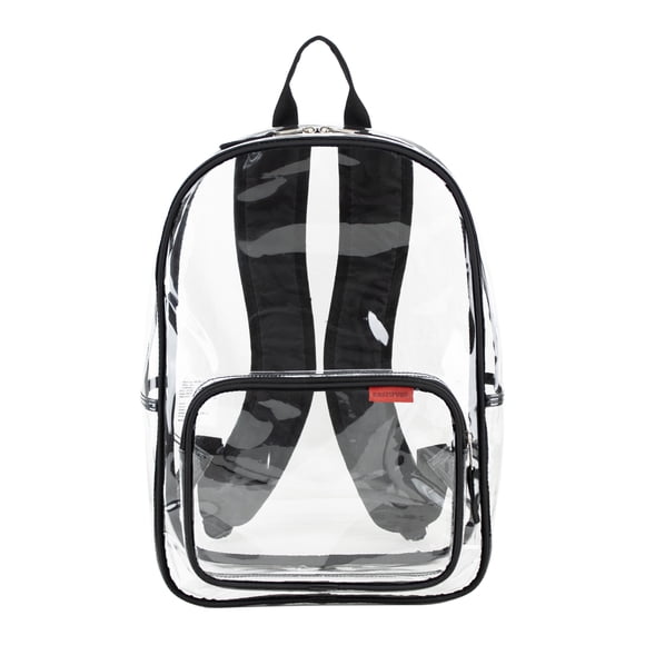 Eastsport Unisex 16" Success Clear Backpack, Black
