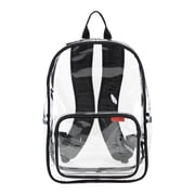 Eastsport Unisex 16" Success Clear Backpack, Black