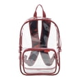 thumbnail image 1 of Eastsport Unisex 16" Success Clear Backpack, Red Camo, 1 of 7