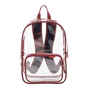 Eastsport Unisex 16" Success Clear Backpack, Red Camo