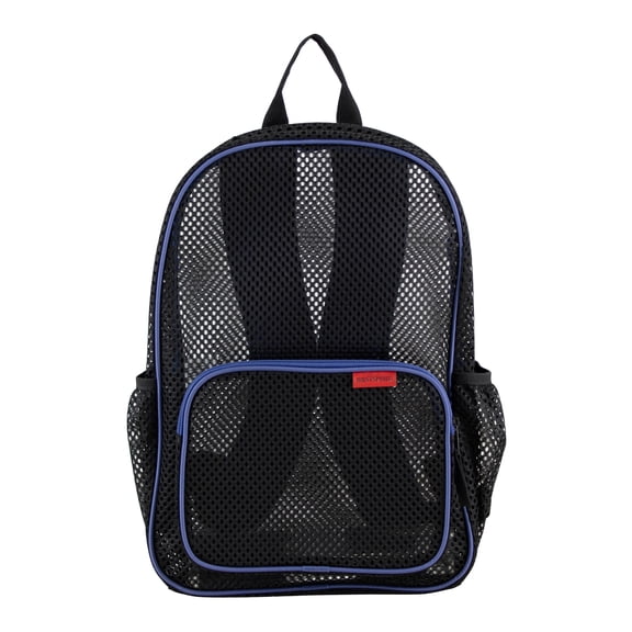 Eastsport Unisex 16" Success Mesh Backpack, Black/Blue