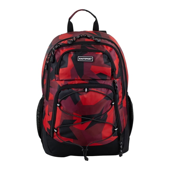 Eastsport Surge Sport Backpack, Red Jagged Shape