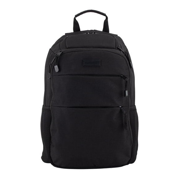 Eastsport Unisex 17" Platinum Lifestyle Dome Backpack with Protective Sunglasses Pocket, Dark Grey