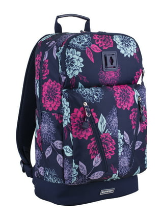 Garnett Hill Girls Messenger Bag Pink Teal Purple Floral Backpack