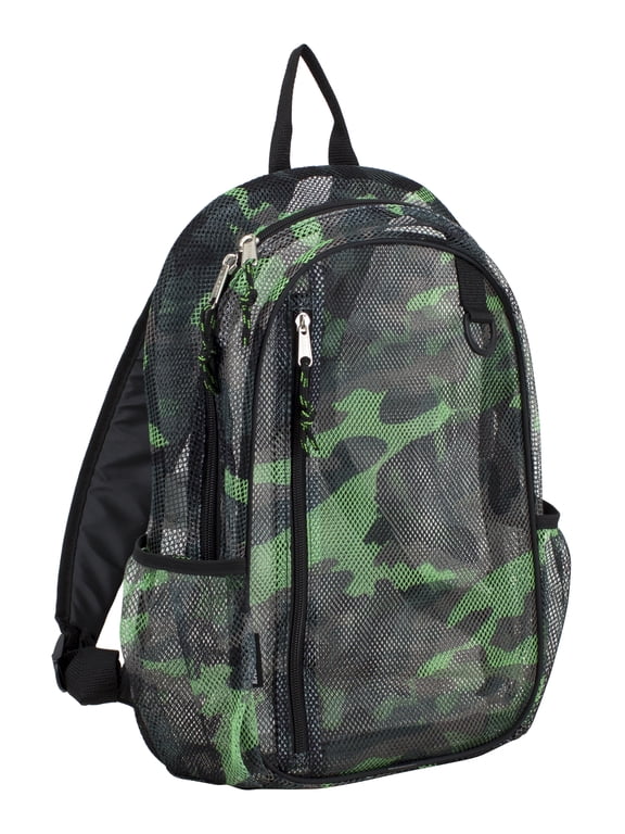 Unisex Active Lifestyle Mesh Backpack, Camo
