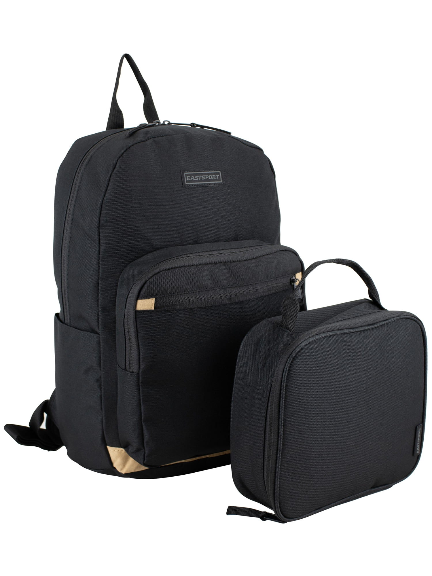 Unisex 17" Backpack & Lunch Box 2-Piece Set, Black