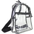 thumbnail image 1 of Eastsport Unisex Clear Mini Backpack, Clear, 1 of 4