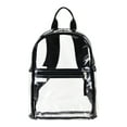 thumbnail image 1 of Eastsport Unisex Clear Mini Dome Backpack, Black Trim, 1 of 6