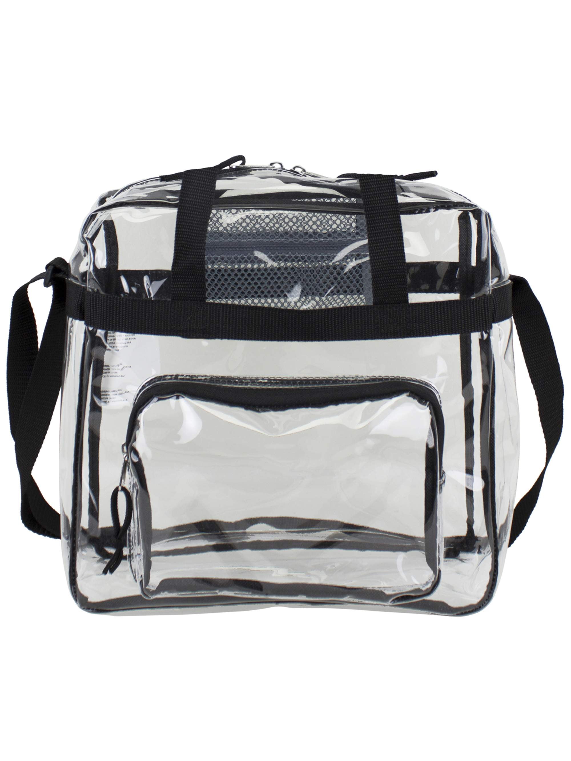 Casemate Stadium Tote w/ Strap- Black/ Clear main image 1