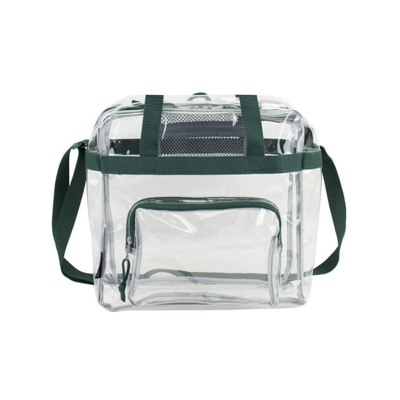Eastsport Unisex Clear Stadium Approved Tote Green