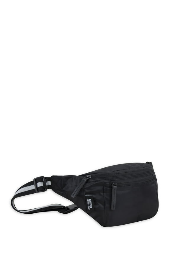 Unisex Cross-Body Fanny Pack, Compact, Nylon, Black