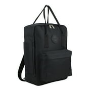 Eastsport Unisex Dual Handle Stylish Backpack, Black