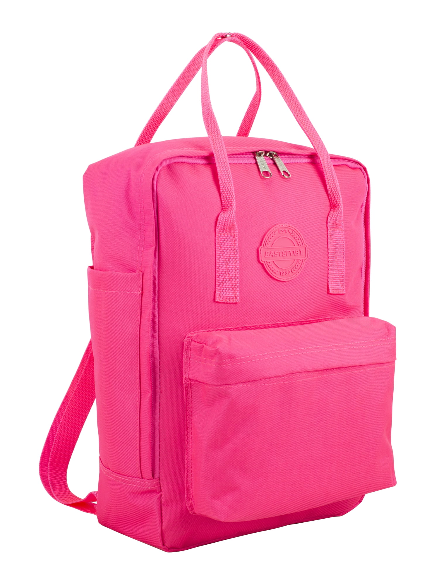 Eastsport Unisex Dual Handle Stylish Backpack, Sunset Pink